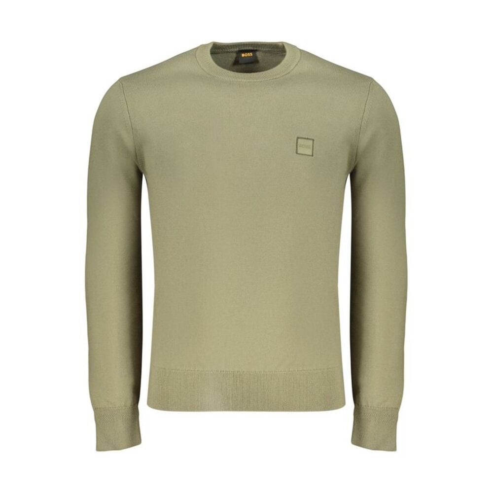 Hugo Boss Green Cotton Men's Men's Shirt